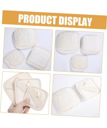 FRCOLOR 5pcs Loofah Bath Sponge Set - Exfoliating Shower Scrubber for Dead Skin Removal - Beige Loofah Body Scrubber - International Shipping Available - Buy Online on GoSupps.com