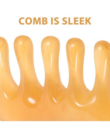 Shop Minkissy 3pcs Resin Massage Comb Set - Jade Comb & Gua Sha Scalp Massager for Head Care | International Shipping Available - Buy Online on GoSupps.com