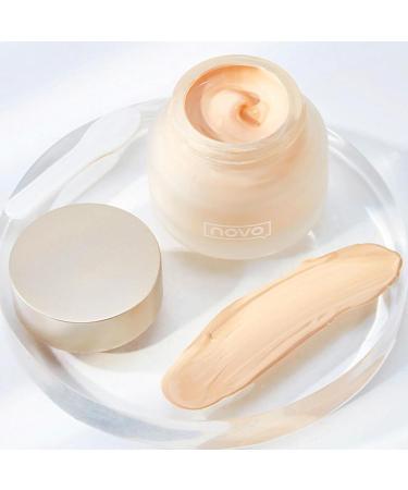 Novo Liquid Foundation Cream Novo Long Waterproof Lasting Concealer Moisturizing Liquid Foundation Novo Full Coverage Cream Soft Smooth Makeup Base Face Corrector Cream (Lvory Color+Natural Color) - Buy Online on GoSupps.com