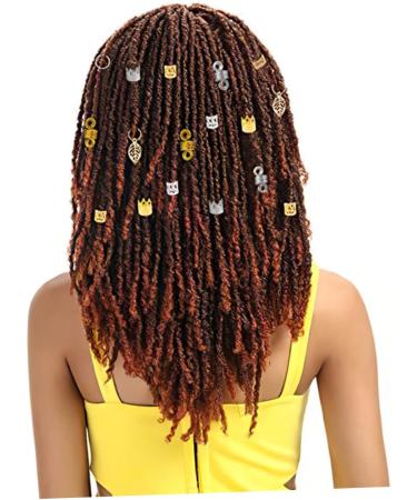 FOMIYES 4 Boxes Wig Dreadlock Pendant Hair Braiding Jewelry Hair Braids Rings Diy Hair Cuffs Beads for Hair Dreadlock Cuffs Hair Rings Dreadlocks Wire Tibetan Silver Accessories Alloy - Buy Online on GoSupps.com