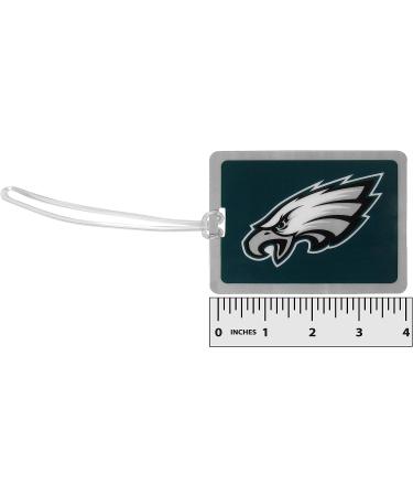 NFL Philadelphia Eagles Vinyl Luggage Tag 2pk - Blue | Official Team Merchandise - Buy Online on GoSupps.com