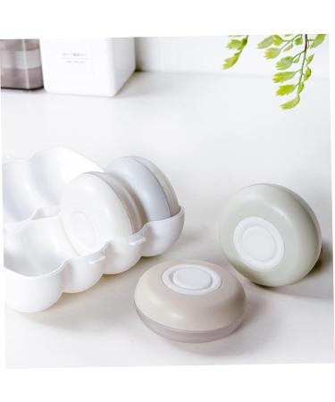 MAGICLULU 4 Sets Travel Bottle Travel Size Cosmetic Press Containers Travel Containers for Cream Daily Use Lotion Jar Silicone Travel Containers Sealed Container Travel Can Storage White Pp - Buy Online on GoSupps.com