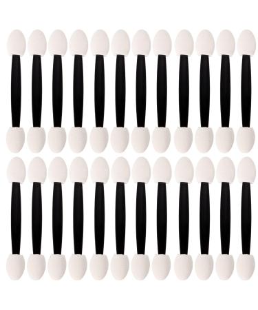 FOYTOKI 4 Double Ended Eye Shadow Stick Eyeshadow Applicator Cosmetic Brush Cosmetic Lip Mask Brush Sponge