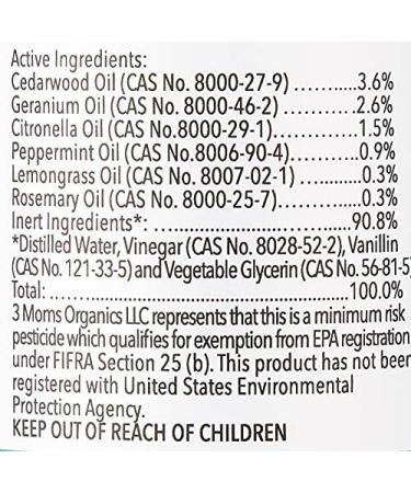 3 Moms TickWise Organic Tick & Insect Repellent | 8oz Extra Strength, DEET-Free | Plant Based Essential Oils | Safe for Kids, Adults, Dogs, Horses | 8 Fl Oz - Buy Online on GoSupps.com