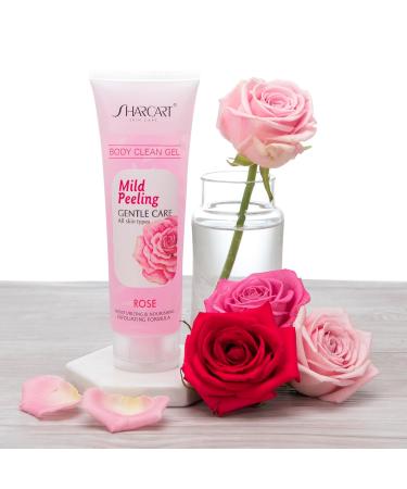 Moisturizing Rose Body Scrub - Exfoliating & Deep-Cleansing for Face Hands & Feet | 6.7 fl. oz (200ml) - International Shipping Available - Buy Online on GoSupps.com
