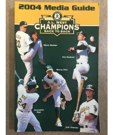 OAKLAND ATHLETICS MLB BASEBALL MEDIA GUIDE 2004 EX+