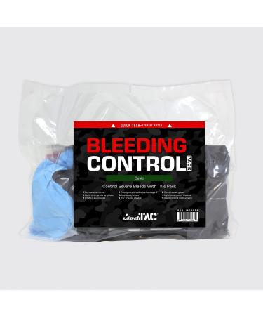 MediTac Basic Bleeding Control Pack with SWAT-T Tourniquet, Emergency Bandage, and Gauze Dressing - Buy Online on GoSupps.com