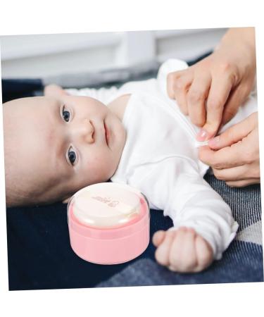 Toddmomy Baby Powder Set - 12 Pcs Body Powder Puff Box with Pink Synthetic Sponge - Compact Child-Friendly Plastic Containers - 8x6cmx2pcs Pinkx2pcs - Buy Online on GoSupps.com