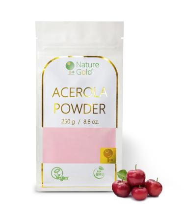 ACEROLA Powder | Vitamin C | Freeze-Dried Raw Cherry Extract | 250g - 8.8oz | 100% Natural & Vegan | No-GMO | .Boost Your Natural Immunity *