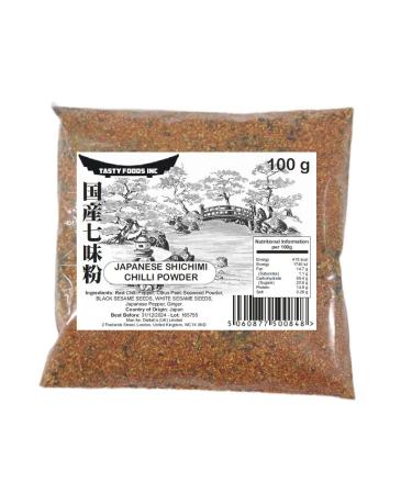 Japanese Shichimi Chilli Powder 100g Togarashi - Tasty Foods Inc. - Buy Online on GoSupps.com
