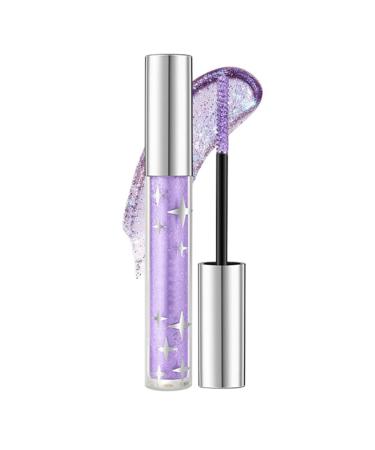 scyca Glitter mascara for eyelashes waterresistant longlasting shiny mascara sparkling glitter mascara eye shadow quickdrying glitter mascara for eyelasheye makeup lilac 5g