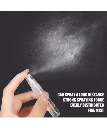 Asinfter Mini Bottle Mini Clear Plastic Bottle Empty Fine Mist Refillable Perfume Bottle 5Ml Perfume Atomizer - Buy Online on GoSupps.com