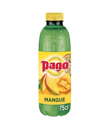 PAGO Nectar Exotique Mangue Passion Saveur Fruit e et Onctueuse (Bouteille 0 75L) - Le Lot De 4