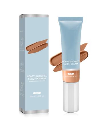 CC Cream with Tinted Moisturizer & Matte Finish | Color Correcting Cream for Full Coverage Foundation | Hydrating Face Makeup with Sheer to Medium Buildable Coverage Vegan 1.0 fl.oz (Rich)