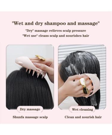 Silicone Hair Scalp Massager & Shampoo Brush - Ultimate Hair Growth Tool for Salon & Home Use | Nail Protection & Gentle Cleaning - Buy Online on GoSupps.com
