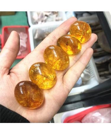 Raw Stones Minerals Specimens Bulk Orange Crack Citrine Tumbled Stones Crystals Reiki Gemstones for Home Aquarium Decor - (Color: 100g Size: 20-30mm) Obelisk - Buy Online on GoSupps.com