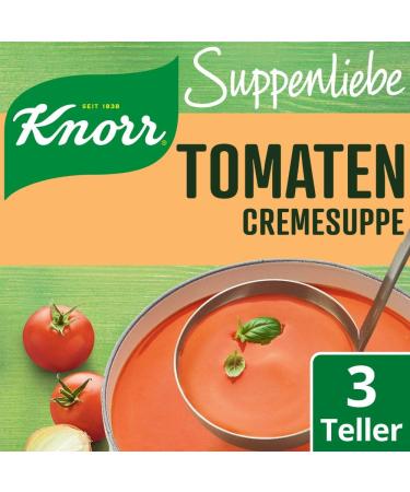 Buy Knorr Suppenliebe Tomato Cream Soup 9 x 750ml Plates | International Shipping Available - Buy Online on GoSupps.com