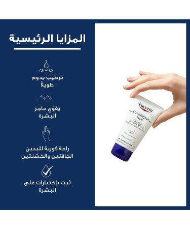 Eucerin Dry Skin Intensive Hand Cream - 5% Urea 75ml | Hydrating & Moisturizing - Buy Online on GoSupps.com