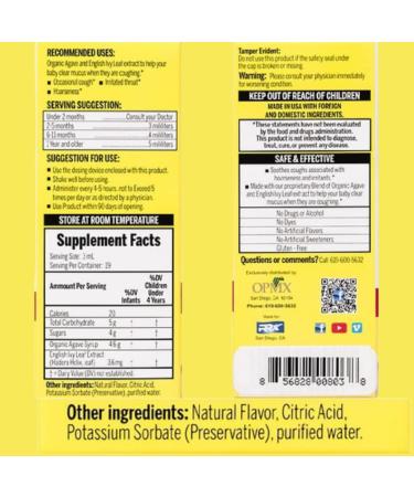 Resfriolito Baby Cough Syrup + Mucus 2 fl oz Grape Flavor | For Infants 2 Months+ - Jarabe para la TOS + Flemas - Buy Online on GoSupps.com