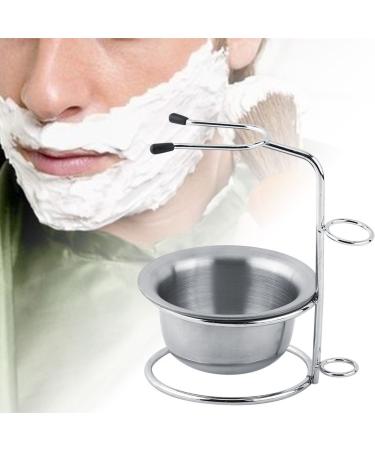 Fashionable Men's Shaving Tool Set Straight Razor for Men Stainless Steel Shaving Brush Stand Holder Soap Cup Bowl