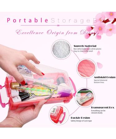 BlinkingNails Portable Storage Box for Poly Gel Nail Tools 2018 Plastic Tool Box for Nail Art Equipment PP Case for Manicure - (Color: Clear) - Buy Online on GoSupps.com