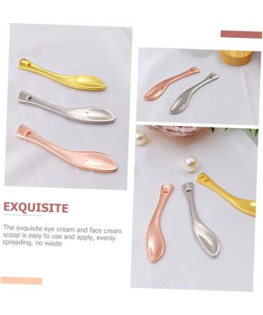 Beavorty 2 Sets Facial Spoons Eye Makeup Applicator Cosmetics Supplies Smooth Facial Spoons 4Pcs*2 - Buy Online on GoSupps.com