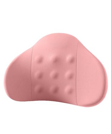 Besreey Car Seat Lumbar Support - Comfortable Driving Back Support - Ergonomic Car Lumbar Support Pillow Lower Back Discomfort Relief Lumbar Back Pillow for Workplace Pink
