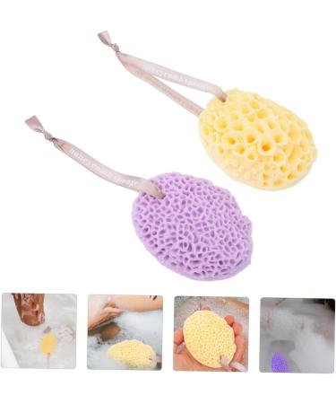 Didiseaon 4 Pcs Bath Balls & Loofahs - Exfoliating Shower Sponges & Bathing Tools for Kids | Hydrophilic Polyurethane Honeycomb Design - Buy Online on GoSupps.com