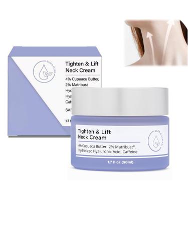 LXCJZY 2024 New Pure Tighten & Lift Neck Cream Tighten And Lift Neck Cream for Face Neck Firming Cream Tightening Lifting Sagging Skin For Face Neck (1pcs)