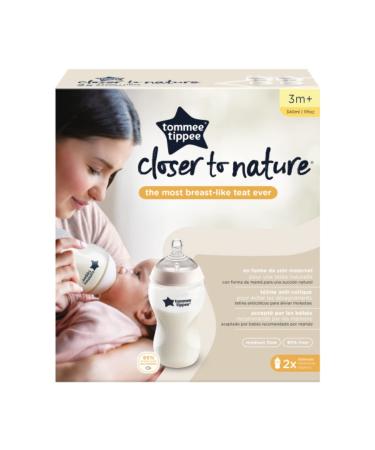 Tommee Tippee Baby Bottle 340ml - 2 Count Pack | BPA-Free, Anti-Colic, Easy to Clean - Buy Online on GoSupps.com
