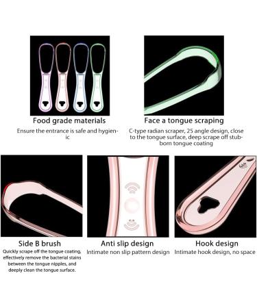 Yusat Tongue Cleaner 5 Pack Plastic Cleaning Brush for Adults & Children | Best Oral Care Tool - Buy Online on GoSupps.com