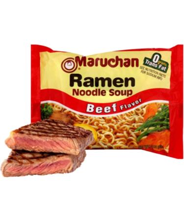 Ja Cor Instant Ramen Noodle Soup 0g Trans Fat Beef Flavor Noodles 3 oz. Bulk Pack Bundle with 1-Set of Reusable Stainless Steel Chopsticks(18 Individual Packs) - Buy Online on GoSupps.com