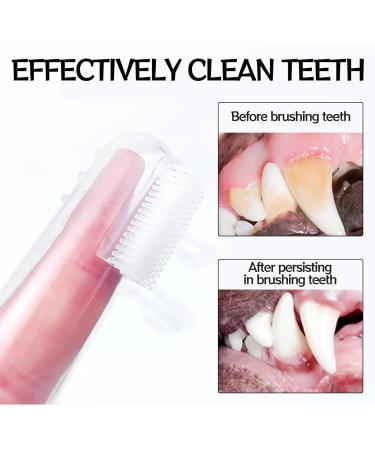 12pcs Soft Silicone Dog Finger Toothbrush Cleaning Finger Toothbrush Dog for Home Travel Small Large Dogs Cats Other Pets Gum Tooth Transparent - Buy Online on GoSupps.com