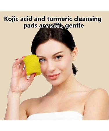 Turmeric Koji-c Aci-d Cleansing Pads Turmeric Koji-c Aci-d Cotton Pads Infused Foaming Simple Face Wipes Reusable Koji-c Aci-d Cotton Pads Excess Keratin(40) - Buy Online on GoSupps.com