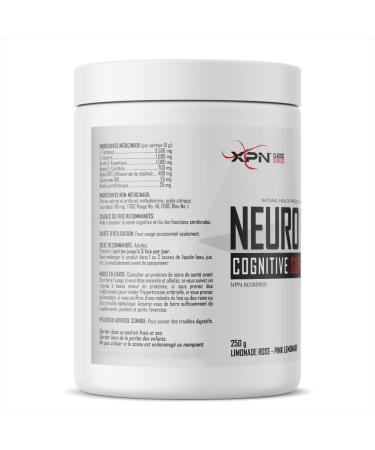 NEURO FOCUS | XPN | COGNITIVE SUPPORT | NOOTROPICS | STIM-FREE | 25 SERVINGS (Pink Lemonade) - Buy Online on GoSupps.com