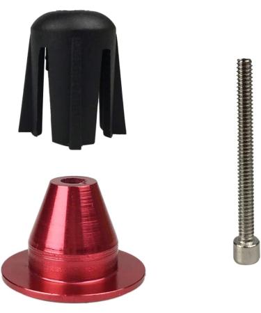 Platt Aluminum Bicycle Bar End Plugs - Red (One Pair) | Handlebar Cap for Road, Mountain, BMX Bikes - Buy Online on GoSupps.com