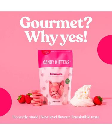Candy Kittens ETON MESS Vegan Candy (140g Bag) Vegan Chews - Naturally Flavored with Strawberry Juice Perfect Vegan Gifts for Candy Lovers - Buy Online on GoSupps.com
