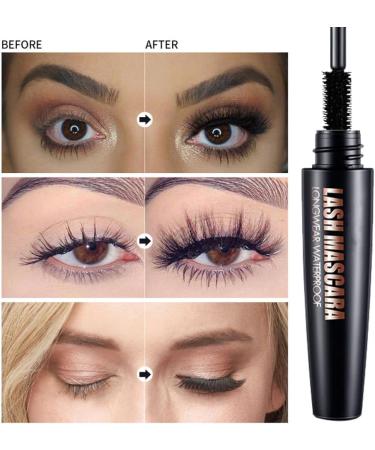 4D Lash Mascara Natural Silk Fiber Eyelash Waterproof Extra Long Lash Eye Makeup Long Lasting 4D lash mascara - Buy Online on GoSupps.com