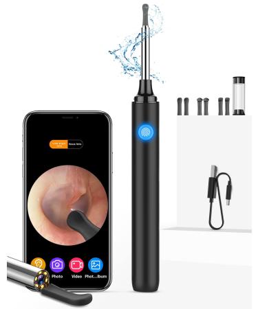 Ear Wax Removal Tool Camera: 1296p Earwax Remover Otoscope Rechargeable Visual Wireless Smart with Visible Lighted Endoscope Ear Cleaning Clean Scope Kit