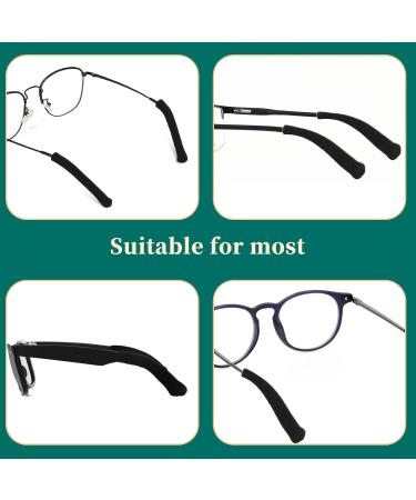 Abrille Glasses Cover - 2 Pairs Soft Cotton Ear Pads & Anti-Slip Pillows for Reading Sunglasses | Perfect for Running & Camping - Buy Online on GoSupps.com