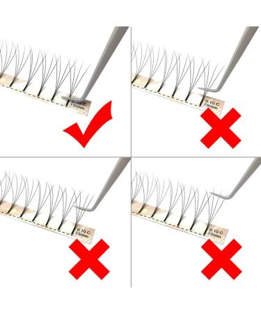 EMEDA 5D Premade Fans Eyelash Extensions Mixed Tray - 0.10 D Curl, 9-15mm | Russian Volume Lashes - Buy Online on GoSupps.com