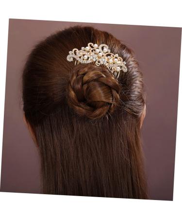 DOITOOL Bridesmaids Suction Cup Pencil Holder Veil Comb Antique Hair Comb Clips Bride Hair Comb Rhinestone Barrettes Womens Hair Ornament Wedding Crystal Beads Miss - Buy Online on GoSupps.com