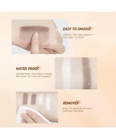 NewBang 2in1 Contour Stick Cream Concealer Pen - Dual-Ended Highlighter Bronzer for Face & Body - Waterproof Makeup Pencil - Buy Online on GoSupps.com