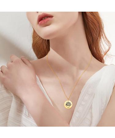 Shop HooAMI Personalized Necklace for Men - Custom Dog Cat Pet Pendant Jewelry Chain in Gold - Buy Online on GoSupps.com