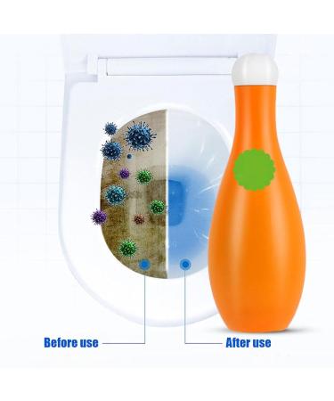 LXCJZY Bowling Blue Bubble Toilet Bowl Cleaner Multi Functional Cleaning Agent for Toilet Tank Toilet Cleaner for Cistern Prevents Limescale Powerful Bathroom Sink Cleaner Gel (2) - Buy Online on GoSupps.com