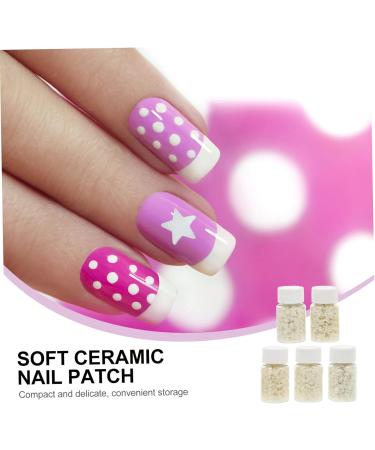 FRCOLOR 5 Diy Material Nail Tech Accessories Small Glass Bowls Fluorescent Nail Patches Nail Art Patches Moon Charms Manicure Nail Art Stickers Luminous Decorations Polymer Clay - Buy Online on GoSupps.com