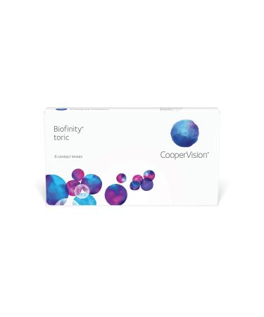 Biofinity Toric (3) monthly lenses soft/BC 8.7 mm/DIA 14.5 mm/CYL -0.75 / AXIS 160/0 diopters
