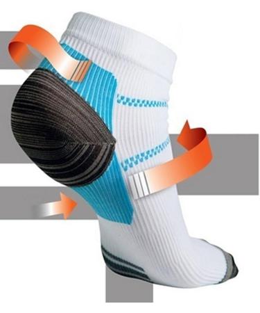 Plantar Fasciitis Socks for Men & Women - 3-Way Packs Compression Stockings for Pain Relief & Support (L-XL) - Buy Online on GoSupps.com