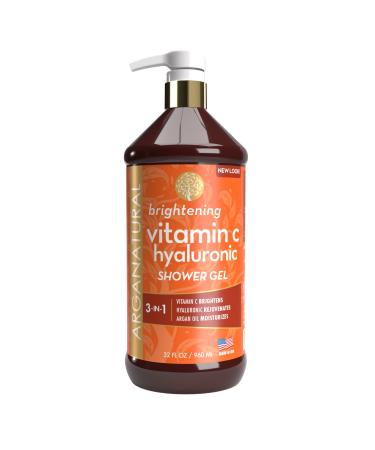 Arganatural Brightening Vitamin C Shower Gel 32oz / 960 Fruity Vitamin C 32 Fl Oz (Pack of 1)