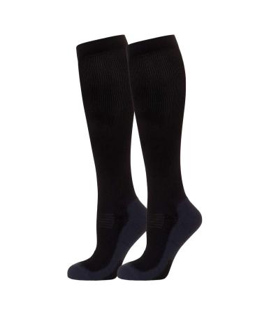 Safersox sports compression stockings black 39-42